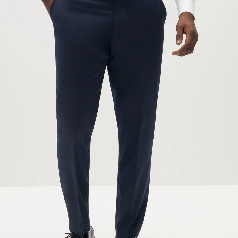 Men's Navy Suit Shop Dress Pants